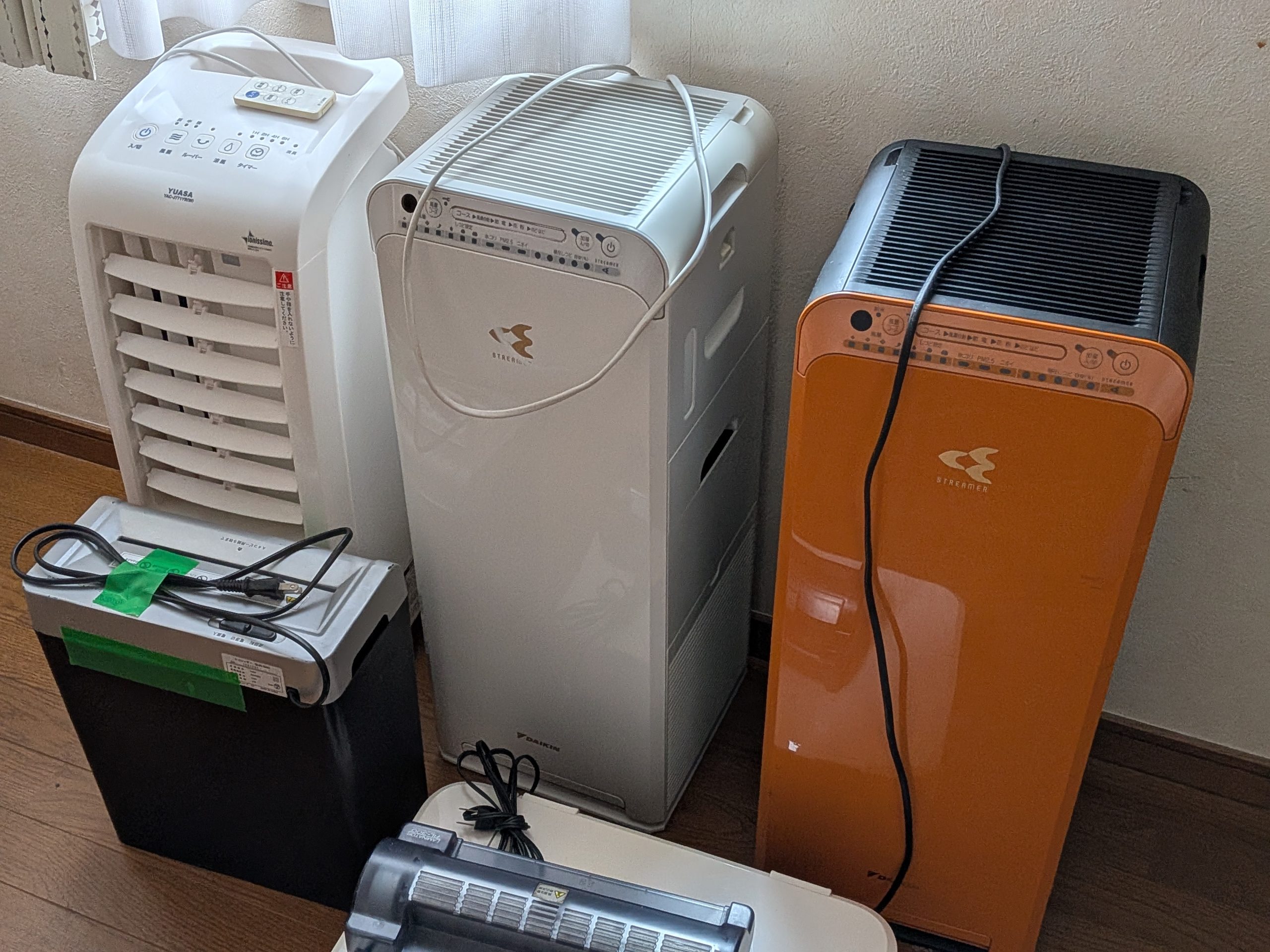 買取した家電類の一部